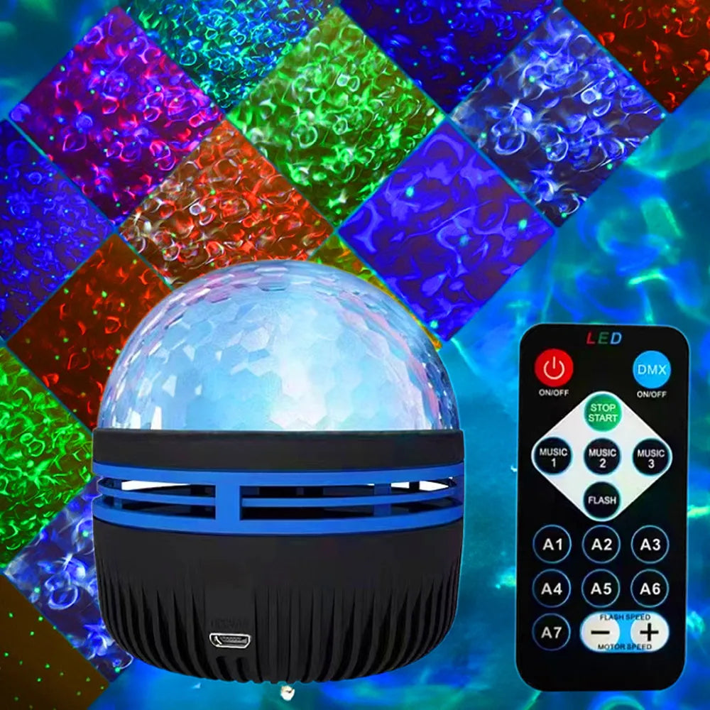 RGB Galaxy Projector Night Light, Remote Options | Braviixx