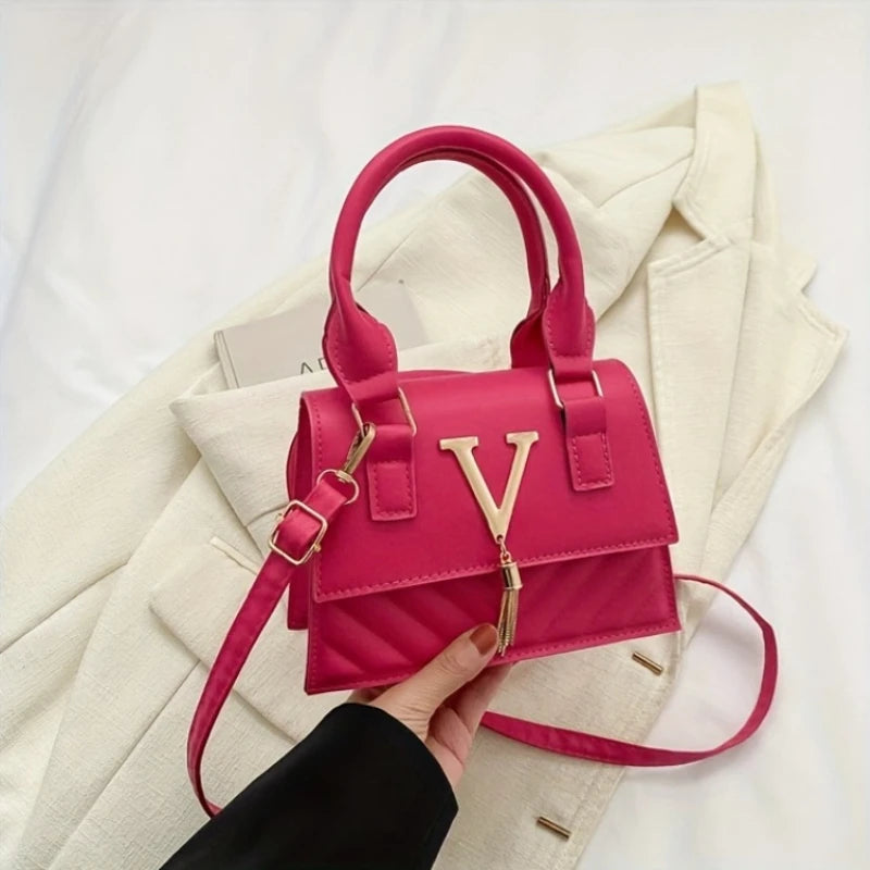 Women's Quilted Mini Satchel | Tassel Detail | Braviixx