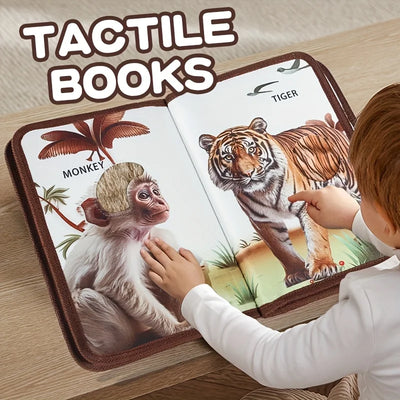 Animal Touch-and-Feel Cloth Book | Braviixx