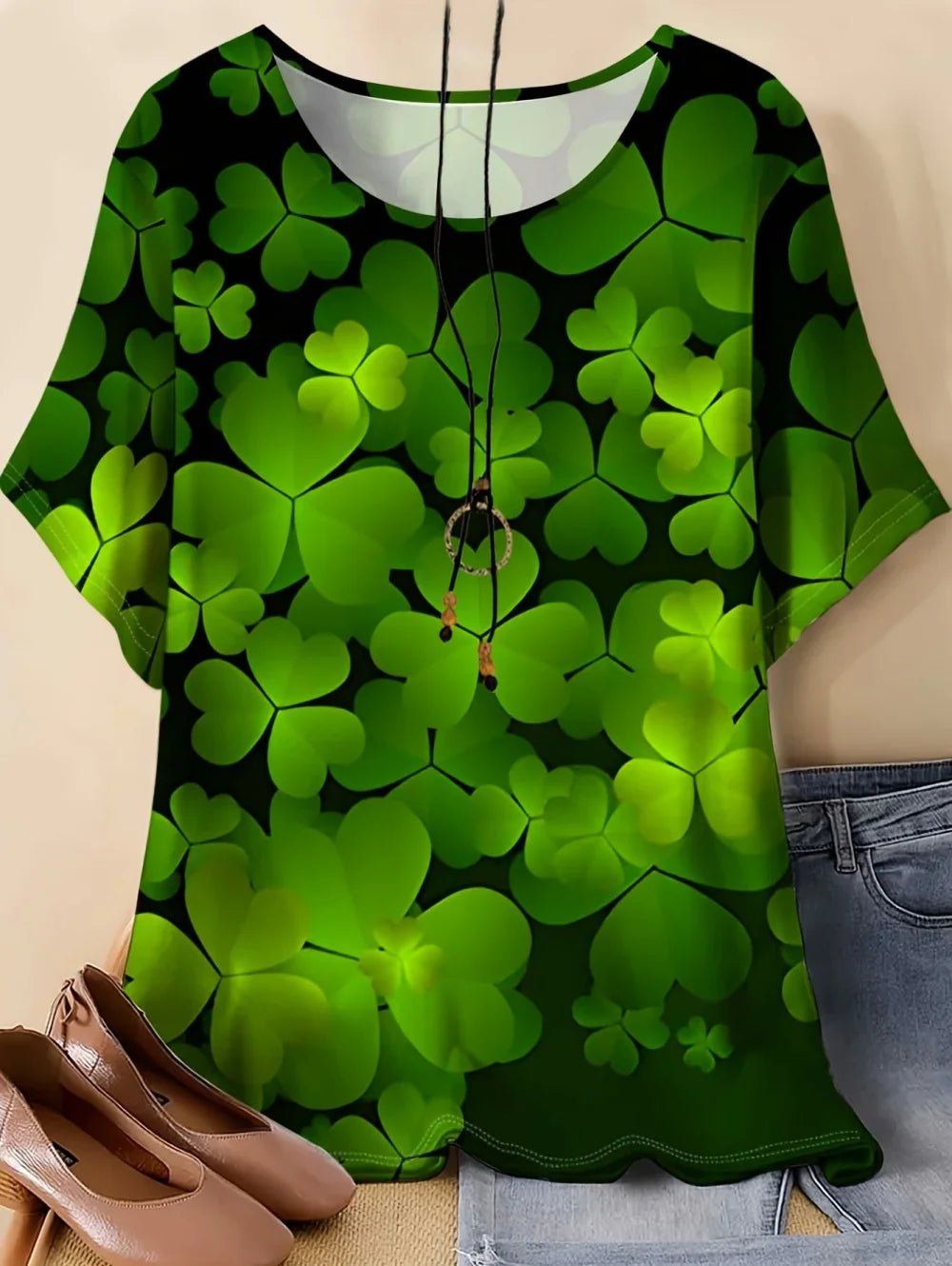 2026 Women's T-Shirt 3D Floral Pattern Print Short Sleeve O-Neck Short Sleeves Tees Graphic T-Shirts Oversized Women' S Clothes