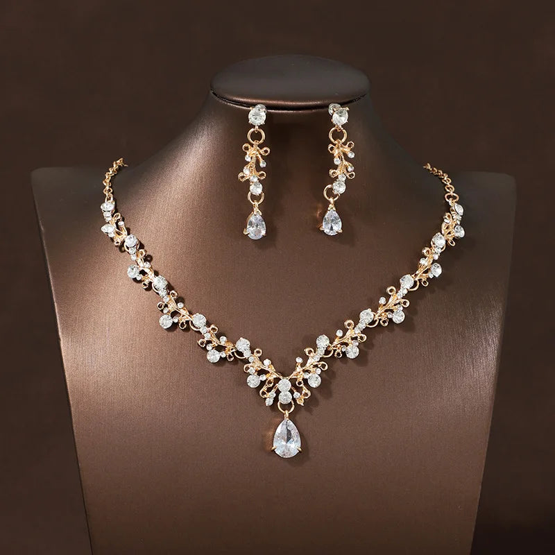 Bridal Crystal Jewellery | Tiara, Necklace & Earrings Set Options | Braviixx