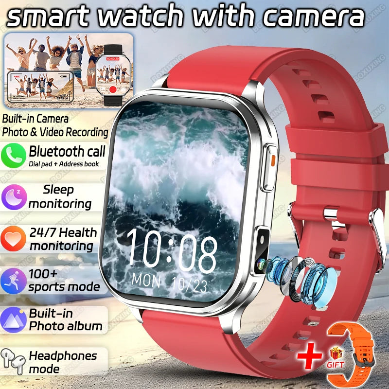 P60 Camera Smartwatch | Bluetooth Calls & LED Flashlight | Braviixx