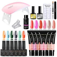UV/LED Nail Extension Gel Kit | 7 Manicure Set Options | Braviixx