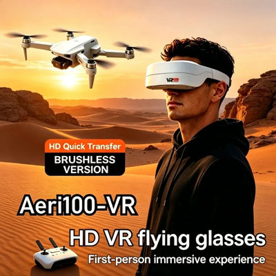 Camera Drone with VR Goggles | 4K/8K HD FPV Brushless Quadcopter | Braviixx