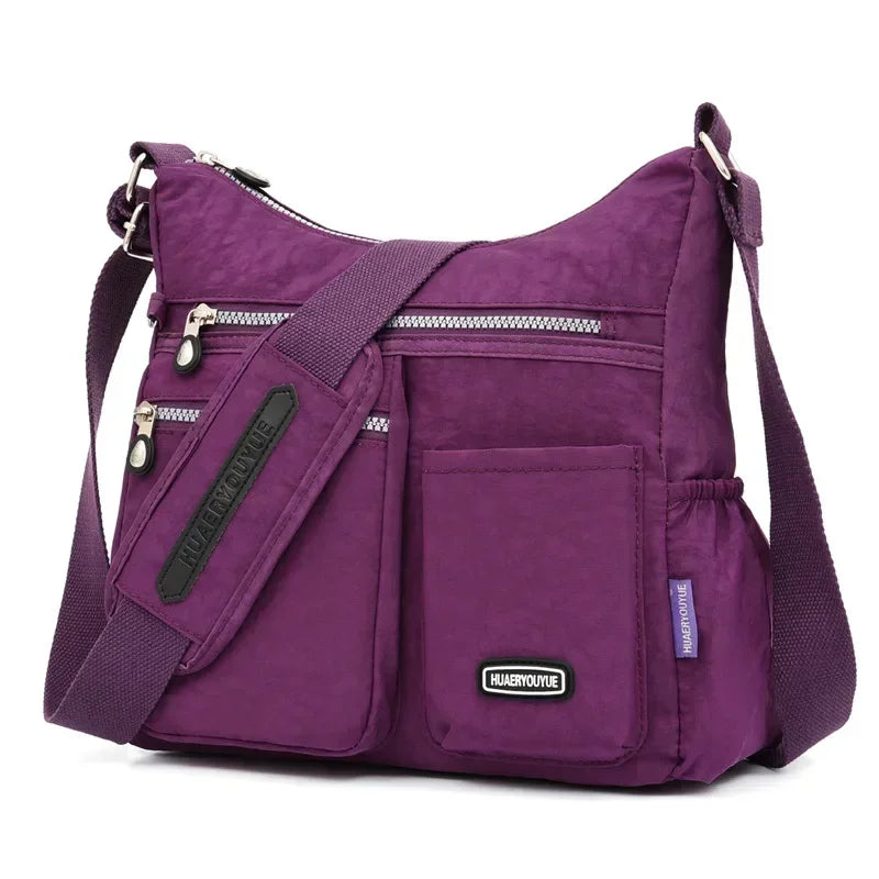 Multi-Pocket Crossbody Bag | Nylon | Braviixx