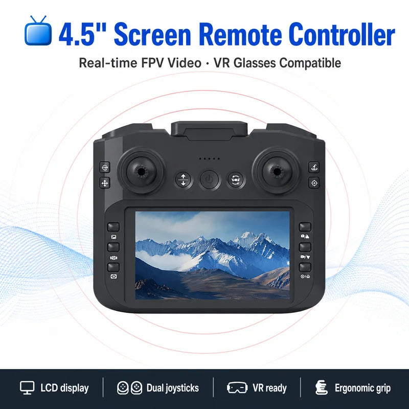 4K Camera Drone with FPV Goggles or Screen Remote | Brushless Quadcopter | Braviixx