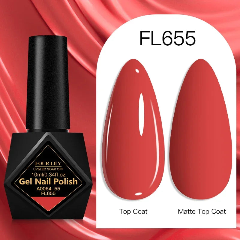 10ml UV/LED Gel Nail Polish | 152 Image-Based Shades | Braviixx