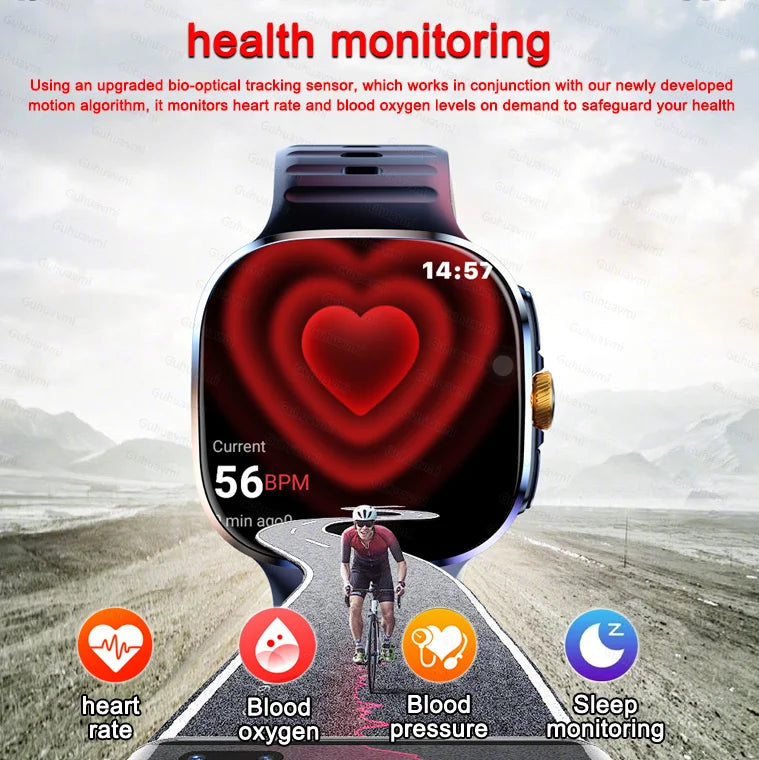 4G SIM Smartwatch | AMOLED & Rotating Camera | Braviixx