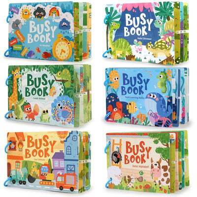 Kids' Themed Busy & Matching Book | Braviixx
