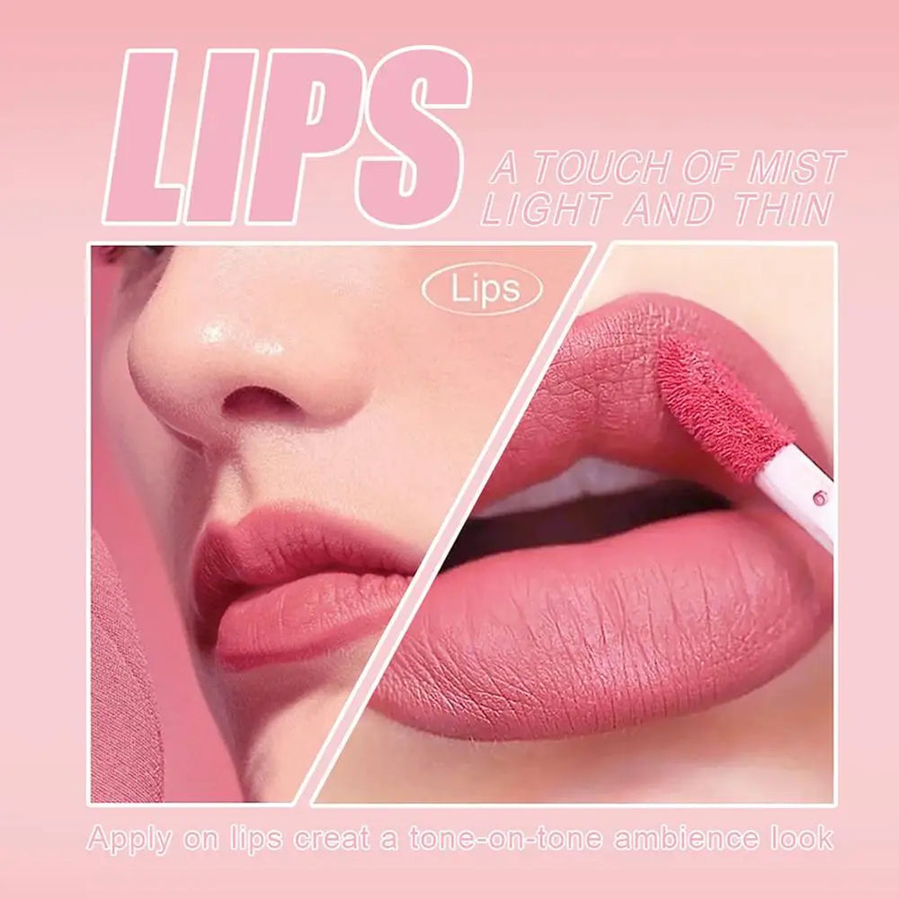 3-Piece Waterproof Matte Lip Gloss Set | Braviixx