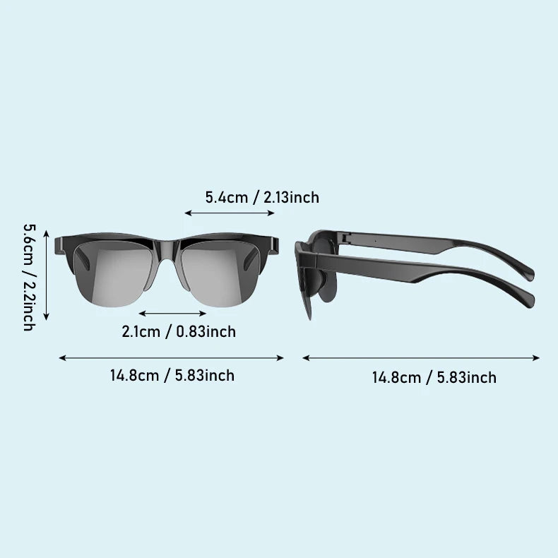 F06 Bluetooth Audio Sunglasses | Dual Speakers & Touch Controls | Braviixx