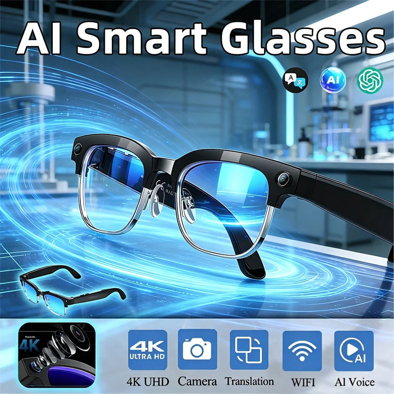 8MP AI Translation Camera Sunglasses | Braviixx