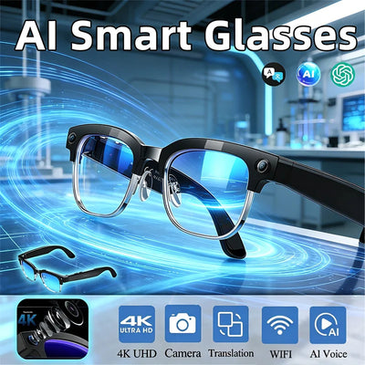 8MP AI Translation Camera Sunglasses | Braviixx