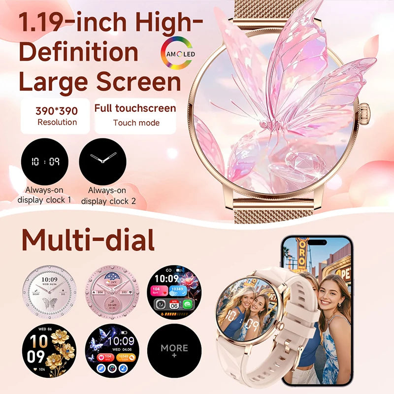 Women's 1.19-inch AMOLED Smart Watch | Braviixx