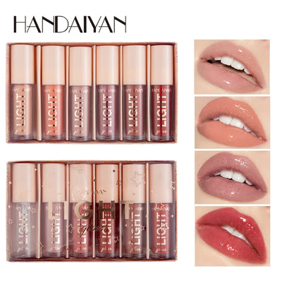 6-Piece Lip Gloss Set | Liquid Lip Stain | A/B Shade Collections | Braviixx