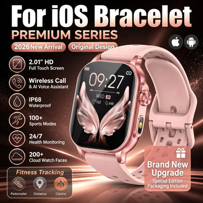 2.01-Inch Bluetooth Calling Smartwatch | Braviixx