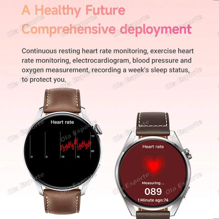 AMOLED Smart Watch with Voice Calling & 360×360 HD Display | Braviixx