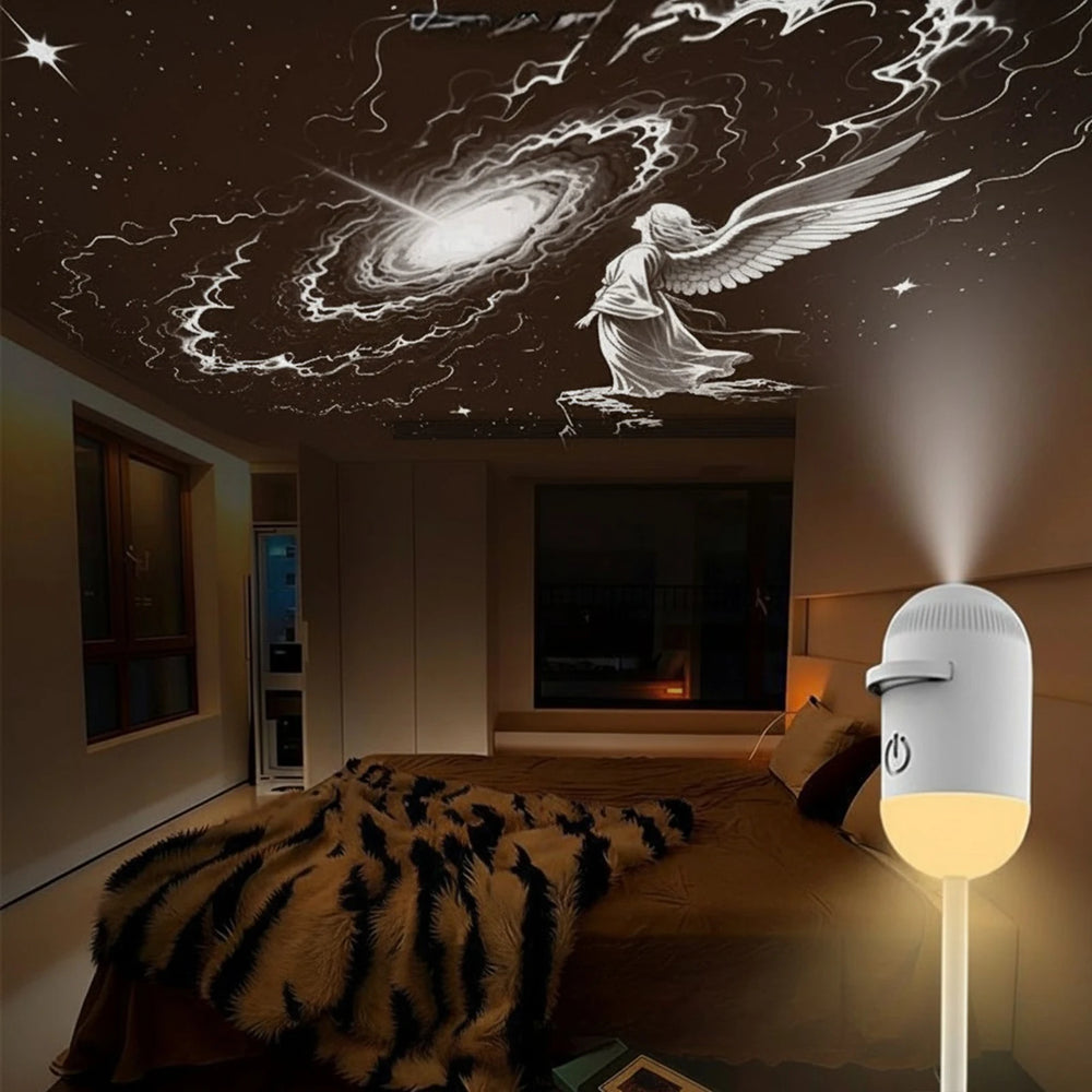 Mini Galaxy Star Projector with Interchangeable Films | Braviixx