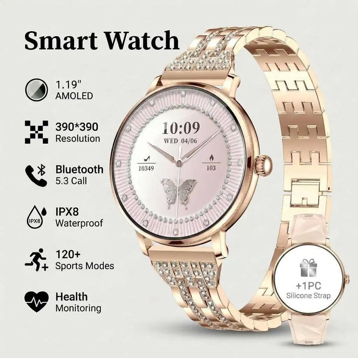 Women's 1.19-inch AMOLED Smart Watch | Braviixx