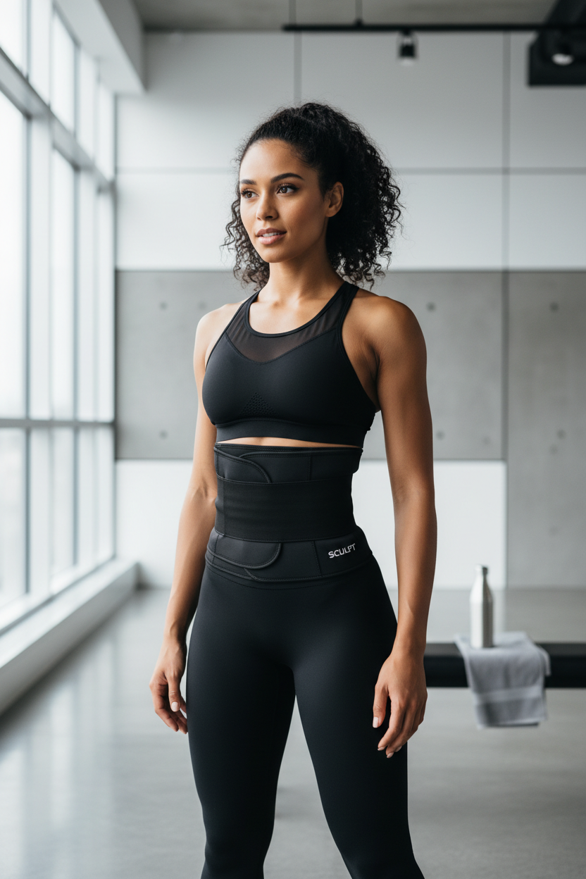 Sauna Effect Waist Trainer – Double Belt Neoprene & Sweat Enhancing | Braviixx